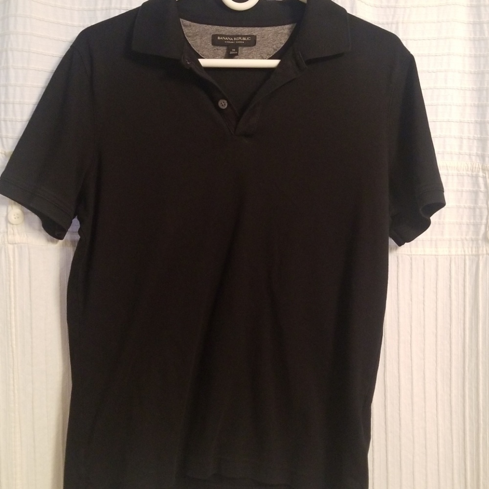 Black Banana Republic Polo Medium